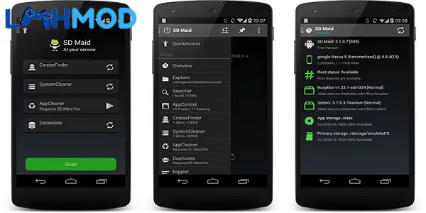 Ảnh 3 của Tải ứng dụng SD Maid Pro APK 5.3.20 cho Android iOS Các công cụ chính của SD Maid Pro