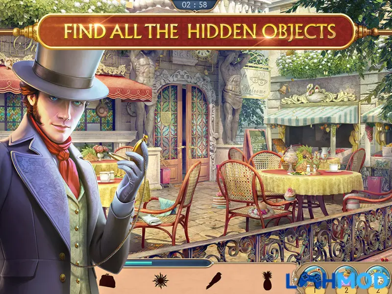 Ảnh 3 của Tải Seekers Notes: Hidden Objects Apk 2.30.0 Giao diện tìm kiếm đồ vật trong game