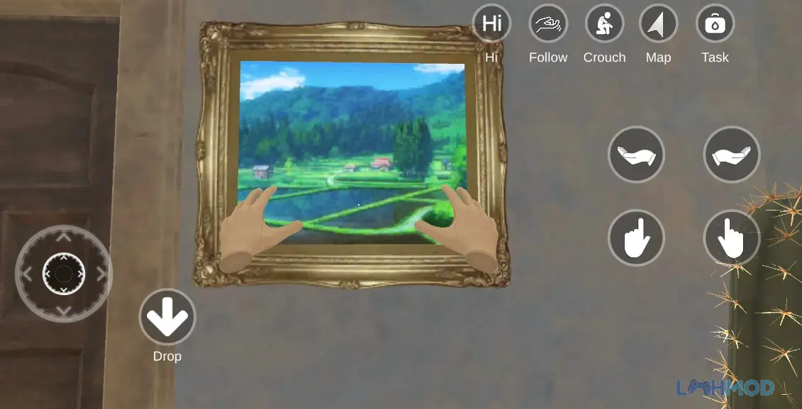 Ảnh 3 của Tải Shinobu Mod Apk 1.0.6 (No ads) cho Android iOs Người chơi tương tác với Shinobu trong bối cảnh cuộc sống hàng ngày