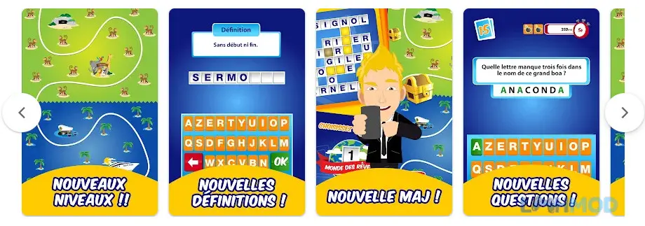 Ảnh 3 của Tải Slam Apk 2.3.1 cho Android iOs Màn hình kết quả khi người chơi hoàn thành một ô chữ trong Slam