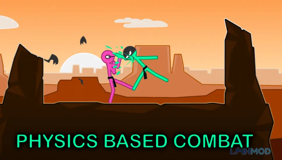 Ảnh 1 của Tải Slapstick Fighter Mod Apk 3941.7.2 (Vô Hạn Tiền) cho Android iOs Các chiến binh người que trong đấu trường Slapstick Fighter