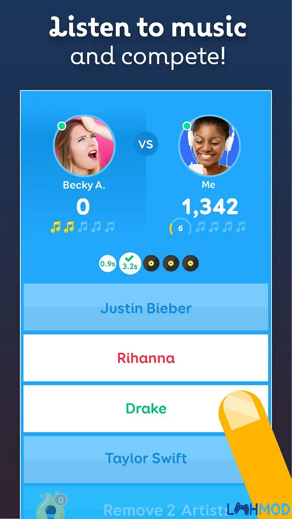 Ảnh 3 của Tải game SongPop Classic: Music Trivia Apk 2.21.4 Trẻ em chơi SongPop Classic Music Trivia trên thiết bị di động