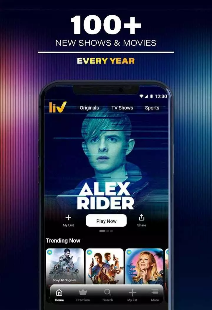Ảnh 5 của SonyLIV Mod APK 6.15.20 (Mở Khóa Premium) Màn hình thư viện trò chơi của SonyLIV Mod với hơn 100 tựa game mini