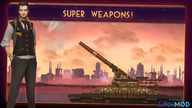 Ảnh 4 của Tải game Steampunk Tower 2 Mod Apk 1.1.4 (Vô hạn kim cương, tiền) cho Android, IOS Một góc căn cứ của Steampunk Tower 2