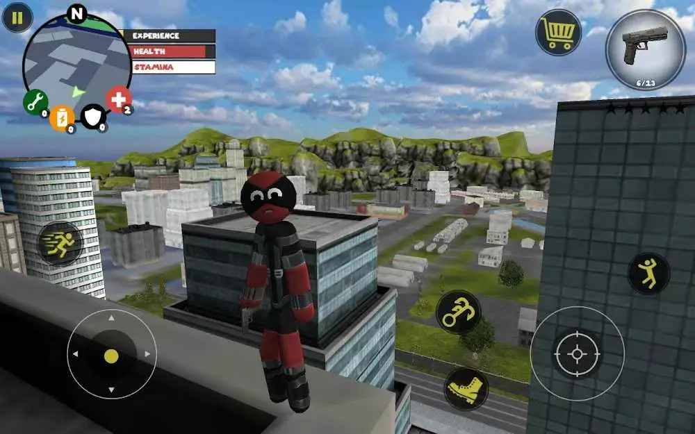 Ảnh 3 của Tải game Stickman Rope Hero Mod APK 4.1.0 (Vô Hạn Tiền) Dowload Stickman Rope Hero Mod