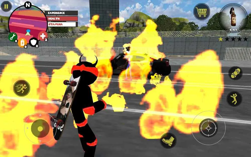 Ảnh 5 của Tải game Stickman Rope Hero Mod APK 4.1.0 (Vô Hạn Tiền) Game Stickman Rope Hero Mod