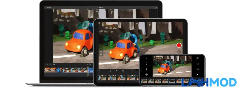 Ảnh 3 của Tải Stop Motion Studio Mod Apk 7.0.6 (Đã mở khóa cao cấp) Alt text mô tả người dùng đang thao tác trên giao diện Stop Motion Studio