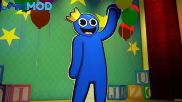 Ảnh 3 của Super Monster: Rainbow Friends APK 1.6 Android iOS Hình ảnh gameplay Super Monster: Rainbow Friends với các quái vật trên màn hình