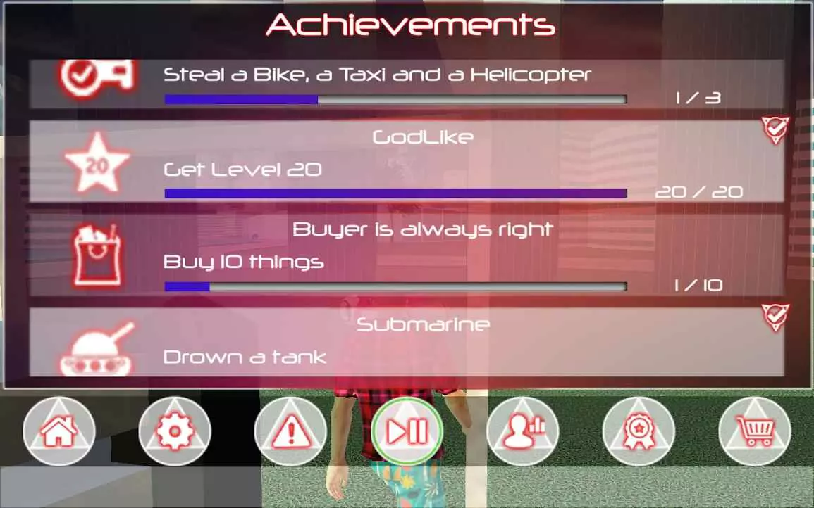 Ảnh 5 của Tải game Superheroes City Mod APK 1.7 (Vô Hạn Kĩ Năng) Kho vũ khí và trang bị đa dạng trong Superheroes City