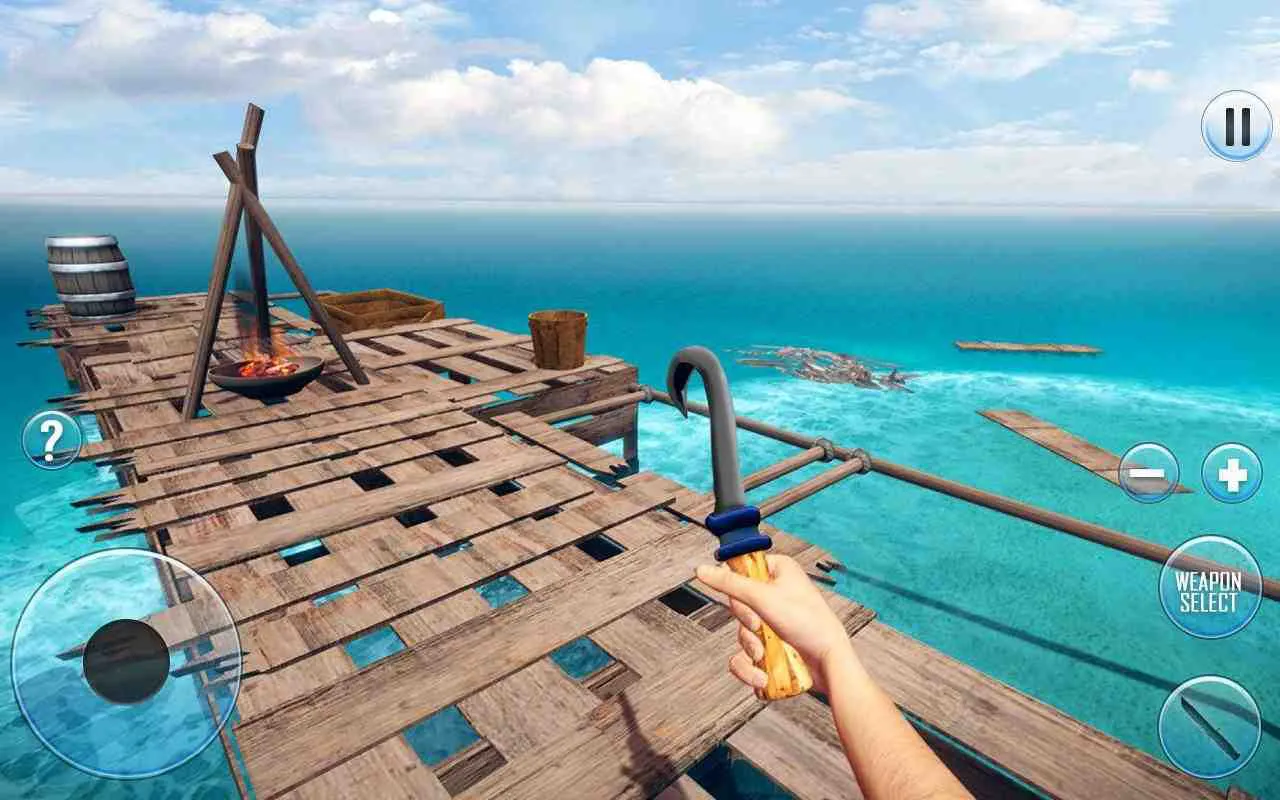 Ảnh 2 của Tải Raft Survival: Ocean Nomad Mod APK 1.214.4 (Vô hạn tiền) Raft Survival: Ocean Nomad Mod gameplay