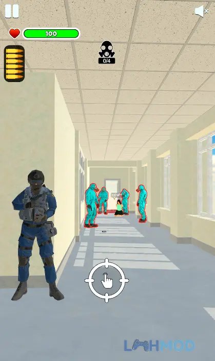 Ảnh 2 của SWAT Tactical Shooter Apk 0.4.8 Người chơi nhập vai sĩ quan SWAT trong một nhiệm vụ