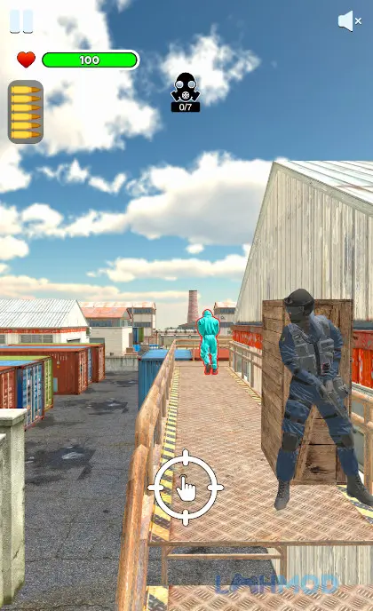Ảnh 3 của SWAT Tactical Shooter Apk 0.4.8 Cảnh chiến đấu căng thẳng trong SWAT Tactical Shooter