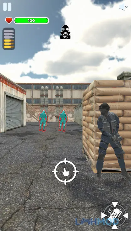 Ảnh 4 của SWAT Tactical Shooter Apk 0.4.8 Đồ họa chi tiết môi trường đô thị trong SWAT Tactical Shooter