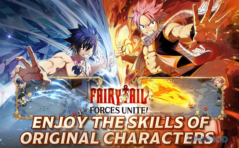 Ảnh 3 của Tải FAIRY TAIL: Forces Unite Apk 8.11.106 cho Android iOs Màn hình giao diện chọn nhân vật trong FAIRY TAIL: Forces Unite APK