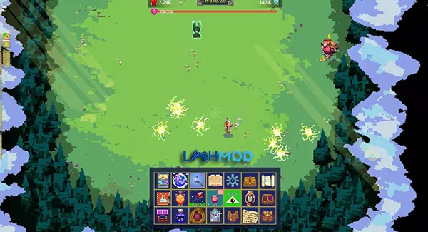 Ảnh 4 của Tải Tap Wizard 2 MOD APK 6.0.17 (God Mode, Mua sẵm miễn phí) Hệ thống nâng cấp và tùy chỉnh nhân vật trong Tap Wizard 2