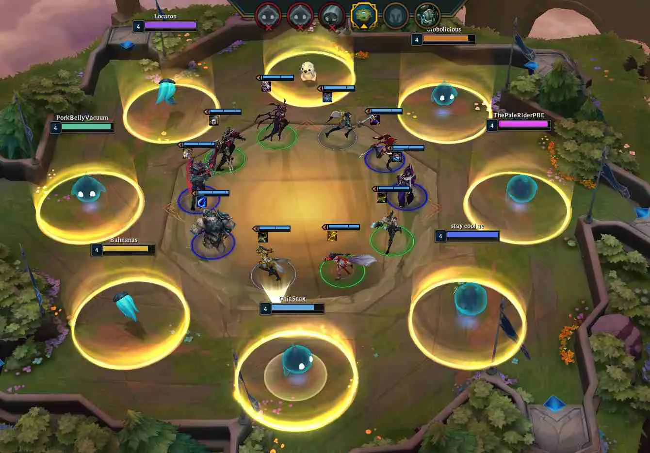 Ảnh 4 của Tải game Teamfight Tactics Mod APK 13.7.5022586 (Vô Hạn Tiền) Trận chiến khốc liệt của các chiến binh trong Teamfight Tactics Mod