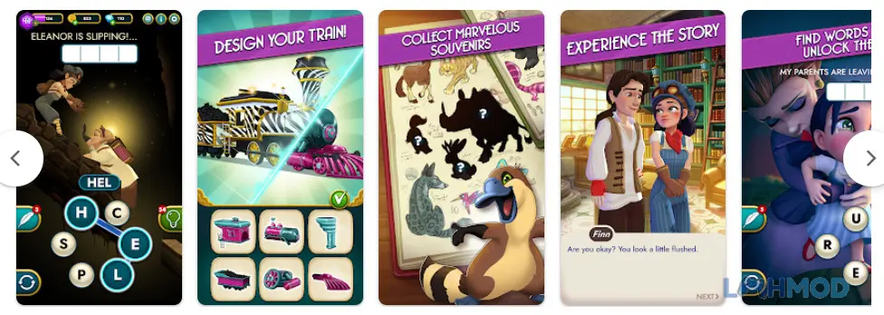 Ảnh 3 của Tải Text Express Word Adventure Apk 23.0.2 cho Android iOs Hàng nghìn câu đố ô chữ độc đáo trong Text Express