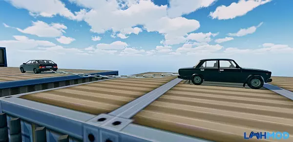 Ảnh 4 của Universal Car Driving Mod Apk 0.1.7 (Vô hạn tiền, mở khóa Kamaz) Người chơi tùy chỉnh xe trong garage của Universal Car Driving