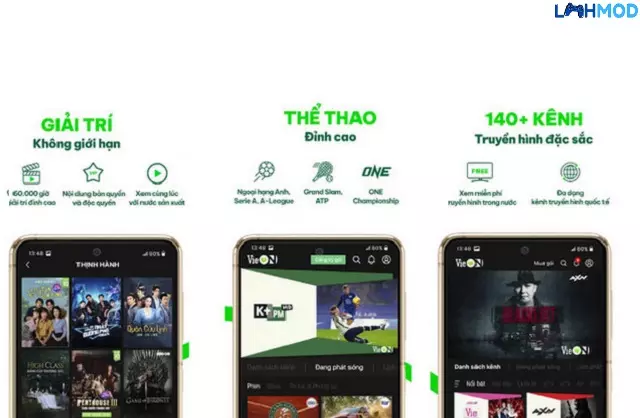 Ảnh 5 của Tải ứng dụng VieON Apk 30.3.4 cho Android, IOS Màn hình hiển thị danh sách các câu hỏi thường gặp về ứng dụng VieON