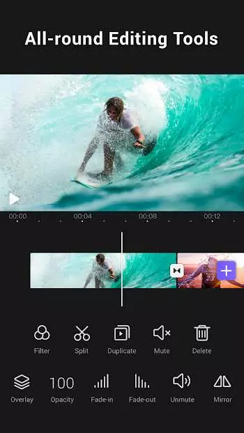 Ảnh 3 của Tải VivaCut Mod APK 3.2.4 (Mở Khóa Pro) Các công cụ chỉnh sửa chi tiết trong VivaCut