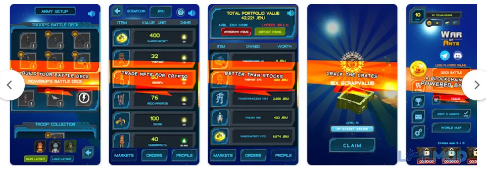 Ảnh 3 của Tải War of Ants Mod Apk 9.4.0 (Không quảng cáo) cho Android iOs Toàn cảnh thuộc địa kiến và môi trường xung quanh trong War of Ants Mod