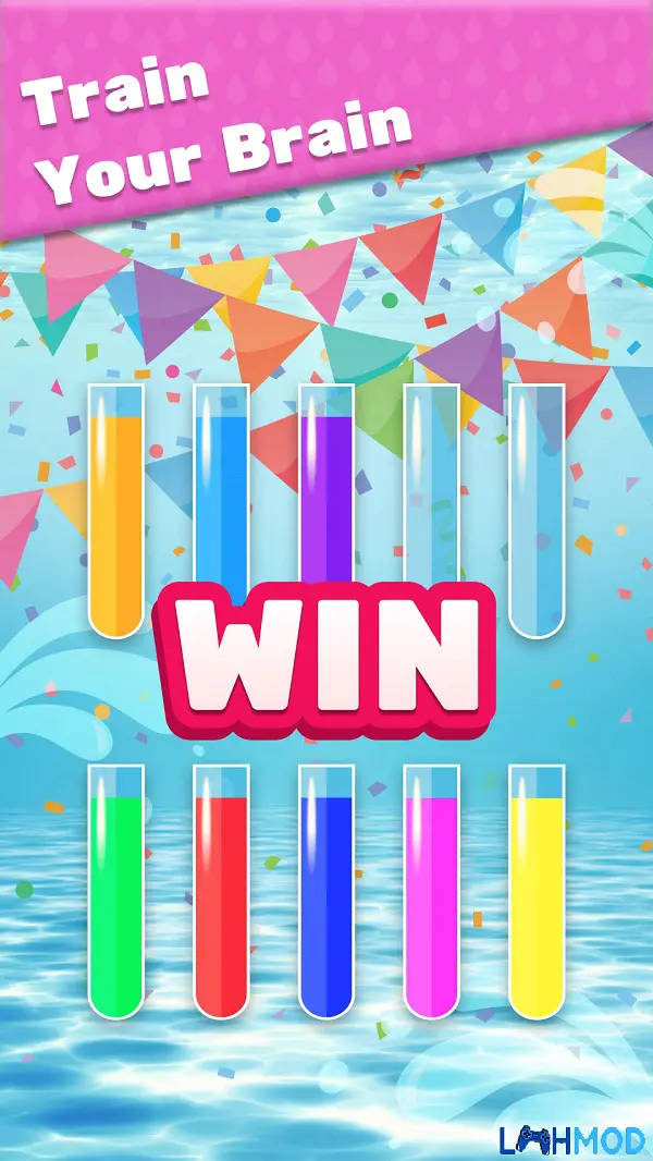 Ảnh 3 của Water Sortpuz – Color Puzzle Apk 1.4.6 Android, IOS Các tính năng đặc biệt của Water Sortpuz Color Puzzle