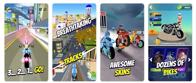 Ảnh 2 của Tải Wild Wheels Bike Racing Apk 1.0.24 cho Android iOs Cảnh đua xe mô tô tốc độ cao trong Wild Wheels Bike Racing