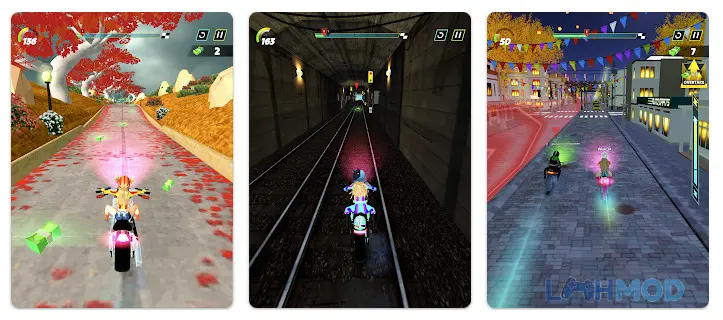 Ảnh 4 của Tải Wild Wheels Bike Racing Apk 1.0.24 cho Android iOs Nâng cấp xe máy và thay đổi phụ kiện trong game