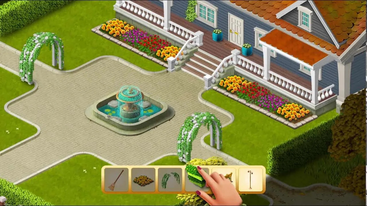 Ảnh 3 của Tải game Wordington Mod APK 1.7.9 (Vô hạn tiền, gợi ý) Màn hình giải đố ô chữ trong Wordington Mod với các chữ cái bị xáo trộn