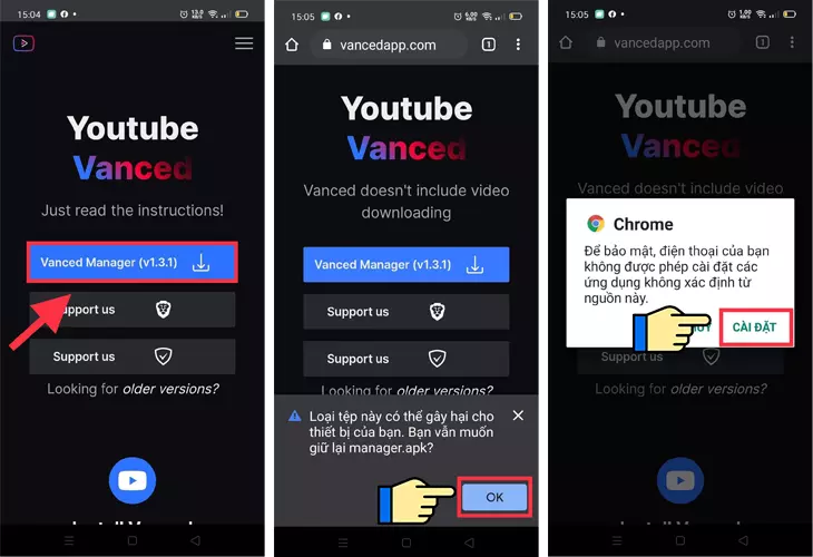 Ảnh 4 của Tải Youtube Vanced Mod APK 17.21.35 (Không quảng cáo) Android iOS Hình ảnh minh họa các tính năng nổi bật của ứng dụng Youtube Vanced