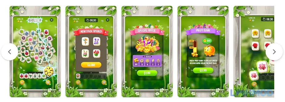 Ảnh 3 của Tải Zen Blossom Flower Tile Match Apk 1.2 cho Android iOs Thế giới hoa rực rỡ trong Zen Blossom
