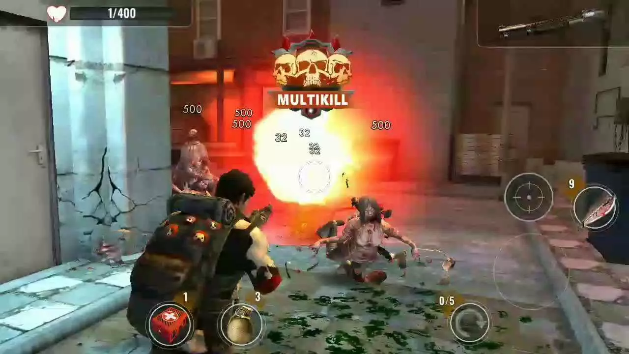 Ảnh 3 của ZOMBIE HUNTER Mod APK 1.61.0 (Bất tử, Vô Hạn Tiền, Mở Khóa) Một tay súng bắn tỉa đang ngắm bắn vào mục tiêu zombie