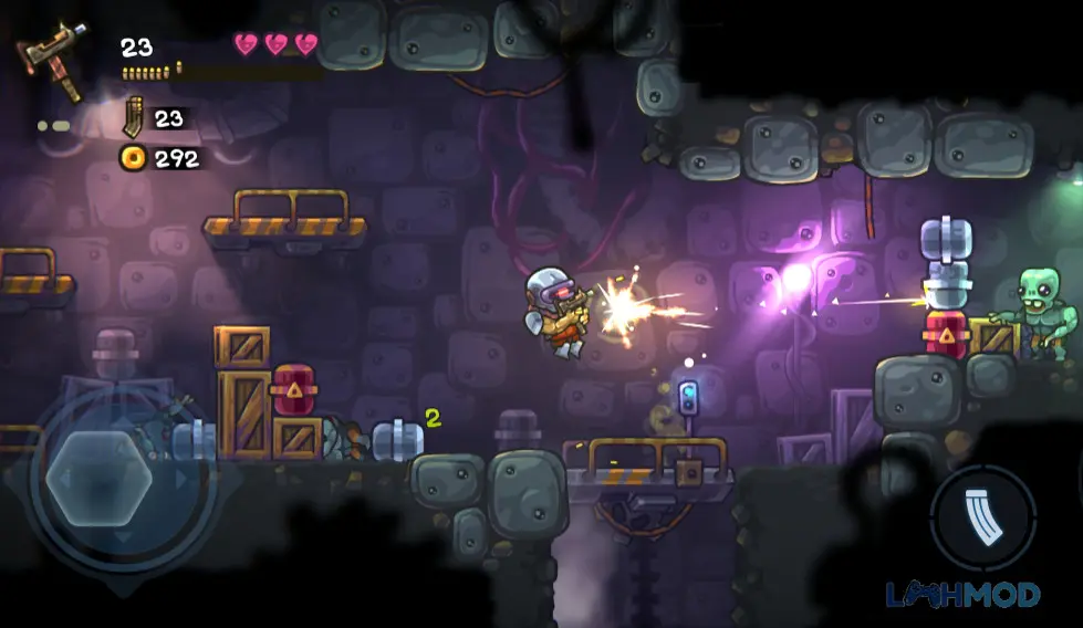 Ảnh 2 của Tải Zombotron Re-Boot Apk 1.0.3 cho Android iOs Cảnh bắn súng trong Zombotron Re-Boot