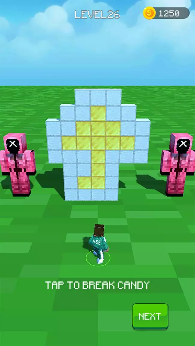 Ảnh 4 của Tải game 456 Survival Challenge Mod APK 0.0.12 (Mở Khoá) Cảnh kéo co trong 456 Survival Challenge Mod với đồ họa pixel