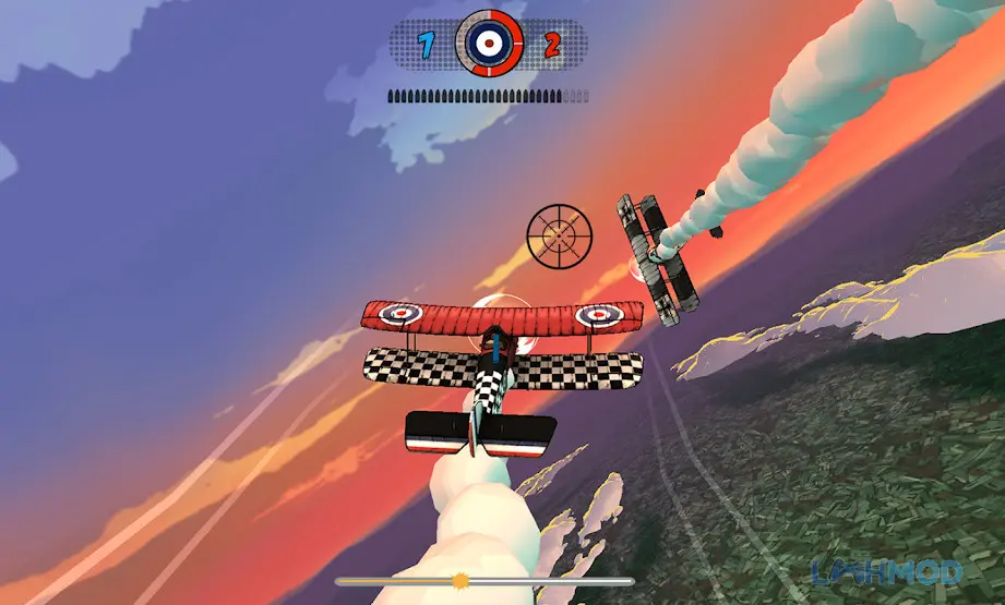 Ảnh 1 của Tải Ace Academy Skies of Fury Apk 1.1.2 cho Android iOs Cảnh chiến đấu trên không trong Ace Academy Skies of Fury