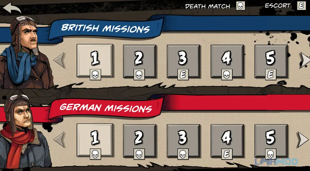 Ảnh 3 của Tải Ace Academy Skies of Fury Apk 1.1.2 cho Android iOs Phi công đang điều khiển máy bay trong Ace Academy Skies of Fury