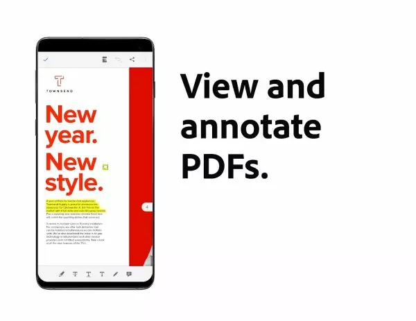 Ảnh 1 của Tải ứng dụng Adobe Acrobat Reader MOD APK (Mở khóa Premium) Ảnh minh họa giao diện Adobe Acrobat Reader