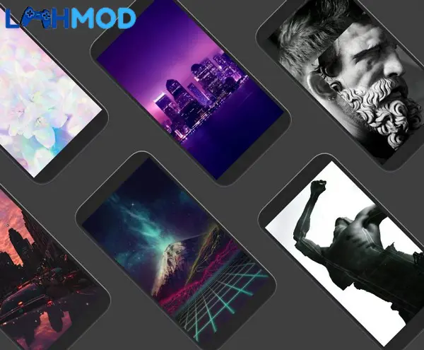 Ảnh 2 của Aesthetic Wallpaper Offline APK 1.3 cho Android iOS Màn hình cài đặt hình nền trong ứng dụng Aesthetic Wallpaper Offline