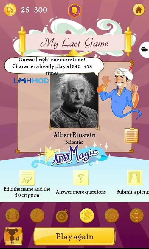 Ảnh 3 của Tải ứng dụng Akinator MOD APK 8.8.7 (Mở Khóa) cho Android iOs Phần thưởng Aki trong Akinator