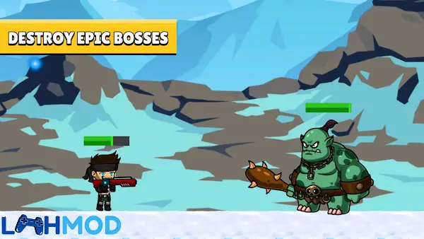 Ảnh 4 của Alien Hunter MOD APK 1.0.03 (Vô hạn tiền) Android iOS Alt text người chơi khám phá bản đồ trong Alien Hunter