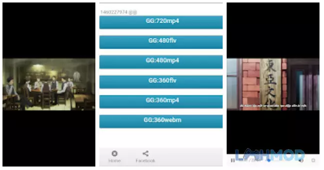Ảnh 2 của Tải ứng dụng Anime47 Apk 1.0 cho Android iOs Màn hình ứng dụng Anime47 với các tùy chọn chất lượng video