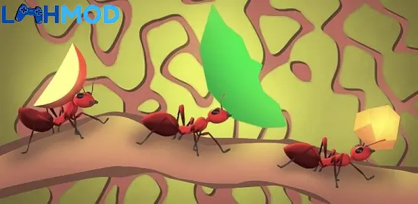 Ảnh 2 của Tải Ant Fight APK 1.06 cho Android iOS Giao diện game Ant Fight với đàn kiến đang di chuyển
