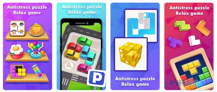 Ảnh 2 của Tải Antistress puzzle Relax game Apk 1.16.12 cho Android iOs Một cảnh chơi game xếp hình trong Antistress puzzle Relax game