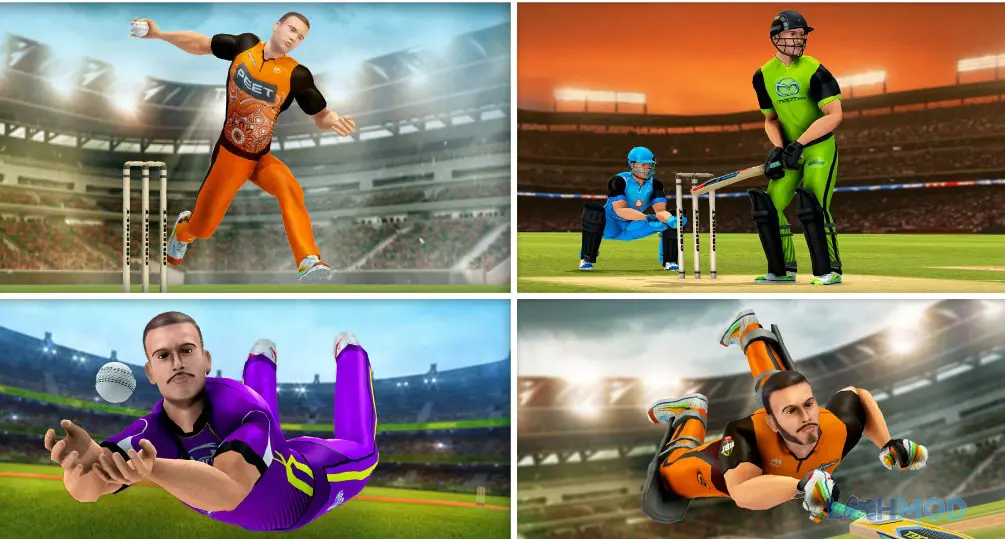Ảnh 1 của Tải Aussie Cricket Championship Apk 1.9 cho Android iOs Sân vận động với góc nhìn toàn cảnh trong Aussie Cricket Championship