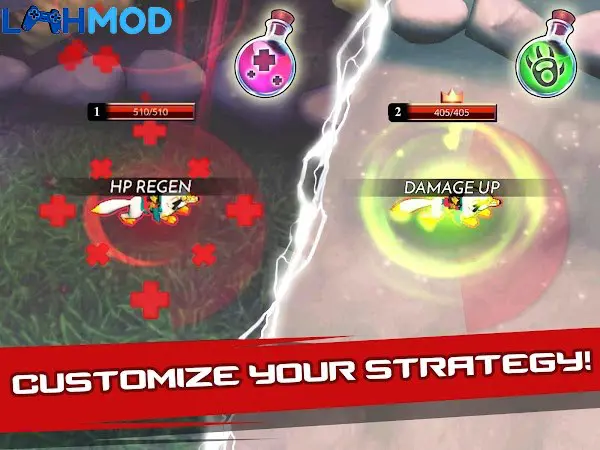 Ảnh 4 của Tải Beast Brawlers APK 0.2.0 cho Android iOS Giao diện Beast Brawlers với các loài quái thú