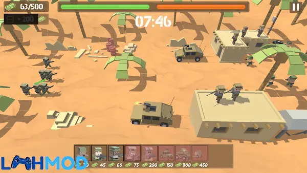 Ảnh 4 của Tải Border Wars: Military Games APK 2.9 Android iOS Quân đội Border Wars: Military Games trên chiến trường mở