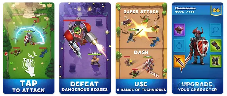 Ảnh 1 của Brawl King Mod Apk 0.27.25 (Vô Hạn Tài Nguyên) Chân dung anh hùng Brawl King
