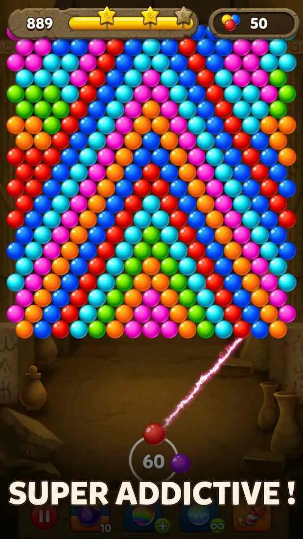 Ảnh 4 của Tải game Bubble Pop Origin Mod APK 22.0627.00 (Auto Win) Android iOS Alt text mô tả màn hình chọn level trong game Bubble Pop Origin Mod