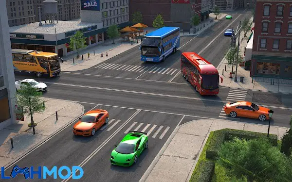 Ảnh 2 của Bus Parking Game All Bus Games APK 1.12 Android iOS Cận cảnh màn hình điều khiển và thông số game Bus Parking Game All Bus Games