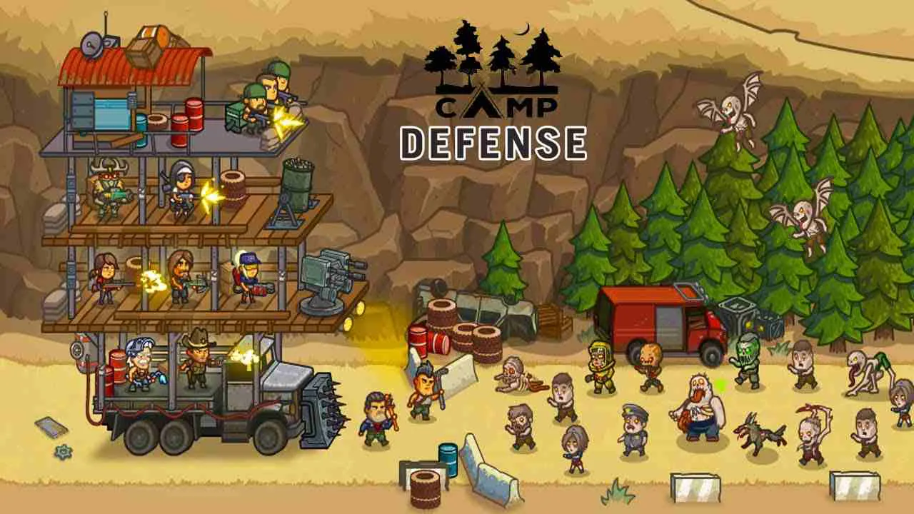 Ảnh 3 của Tải Camp Defense Mod APK 1.0.767 (Menu, Mua sắm miễn phí) Giao diện chọn vật phẩm trong Camp Defense Mod